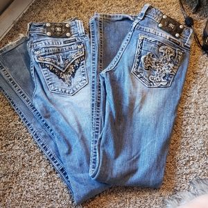 Womens Miss Me bootcut Jean's size 28